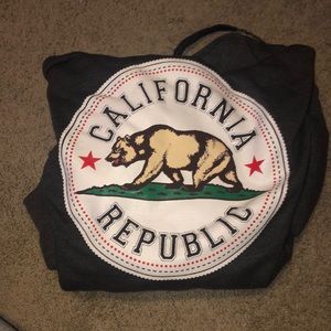 california republic oversized hoodie